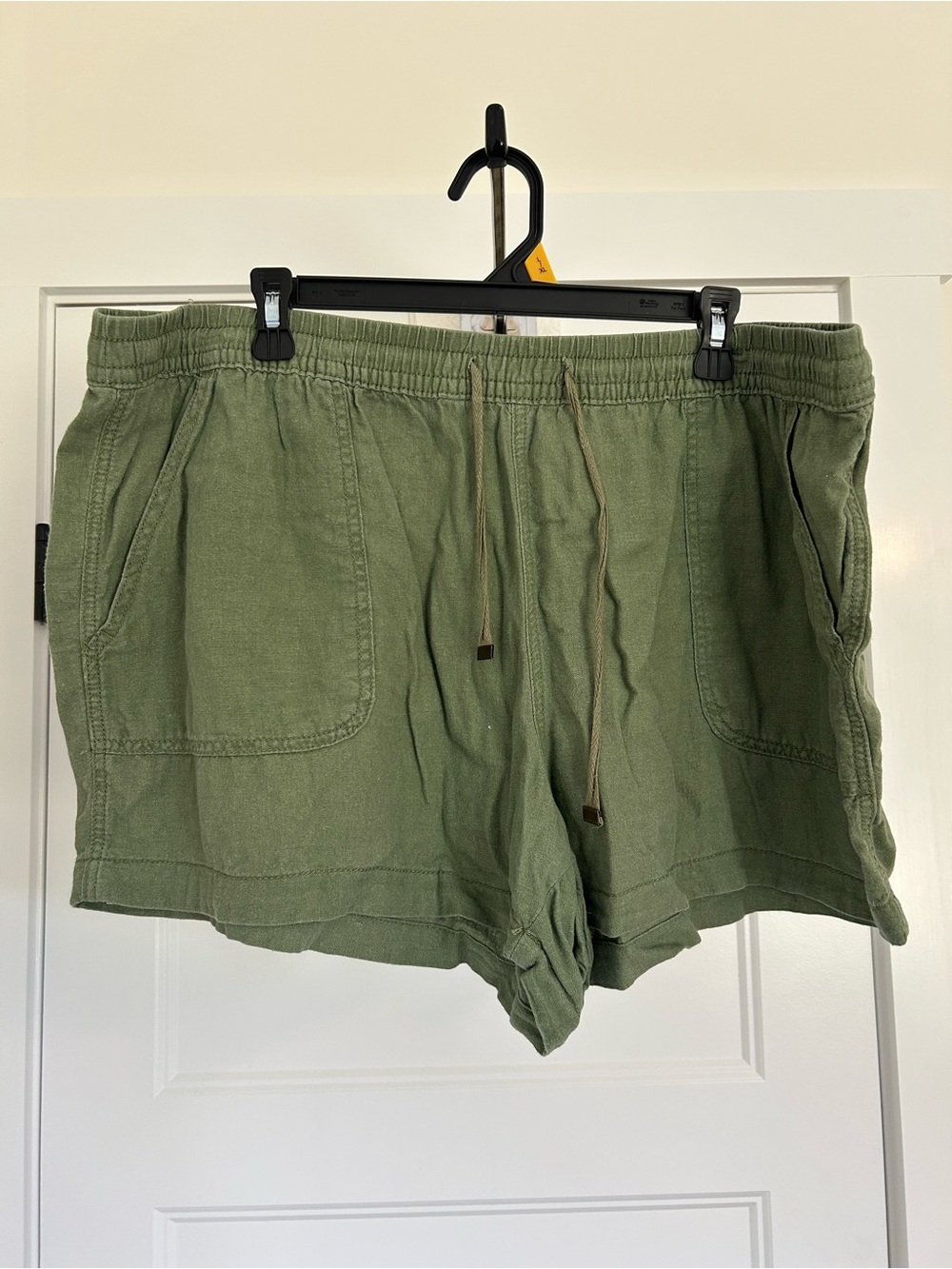 2 pairs Time and Tru Drawstring Linen-Blend Women’s Shorts